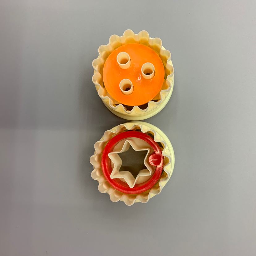 Plastic Biscuit Mold Printing Tool Smiling Face Biscuit Mold Cookie Cake Mold