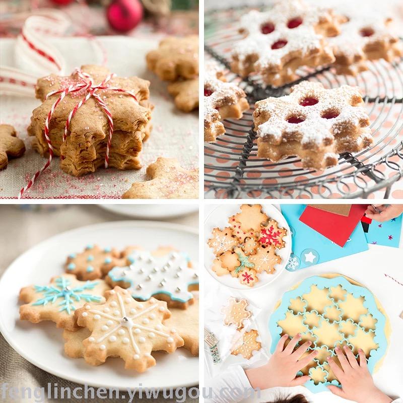 DIY biscuit mold zoo puzzle love snowflake cookie mold many kinds of biscuit mold set cartoon