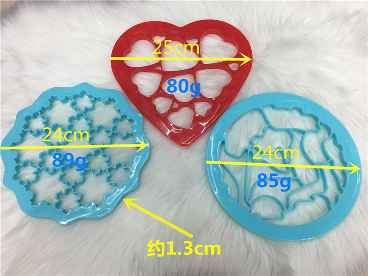 DIY biscuit mold zoo puzzle love snowflake cookie mold many kinds of biscuit mold set cartoon
