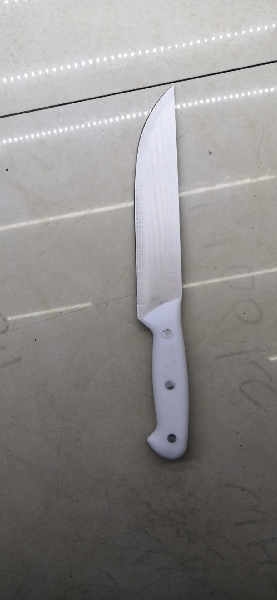 Factory Direct Sales South American Popular 6-9-Inch White Hook Tail Full Handle Chef Knife Fruit Knife Western Style Kitchen Knife