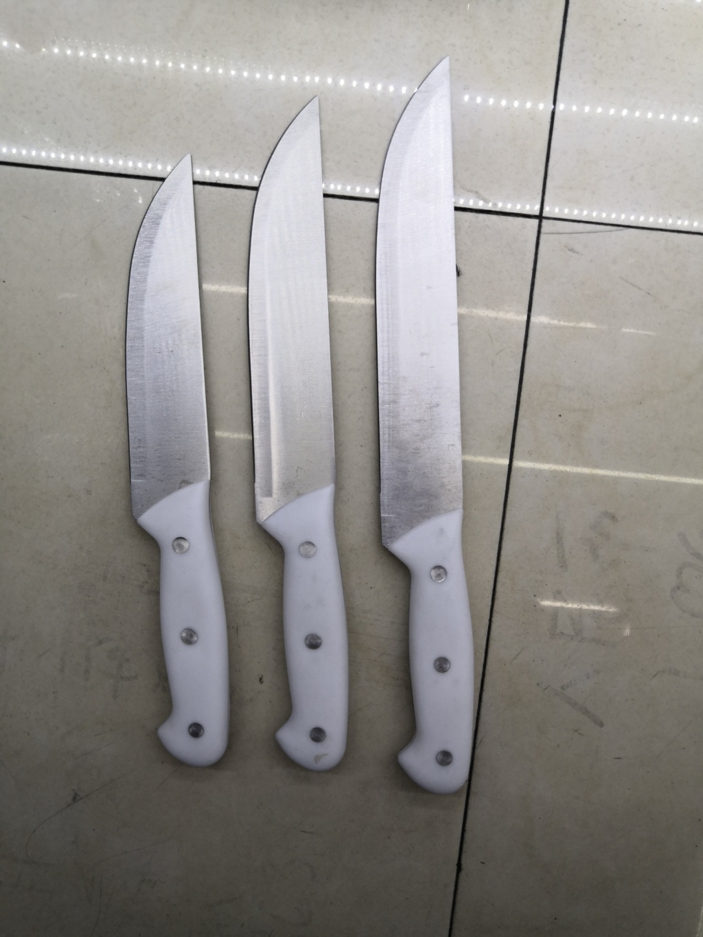 Factory Direct Sales South American Popular 6-9-Inch White Hook Tail Full Handle Chef Knife Fruit Knife Western Style Kitchen Knife Factory Direct Sales South American Popular 6-9-Inch White Hook Tail Full Handle Chef Knife Fruit Knife Western Style Kitchen Knife