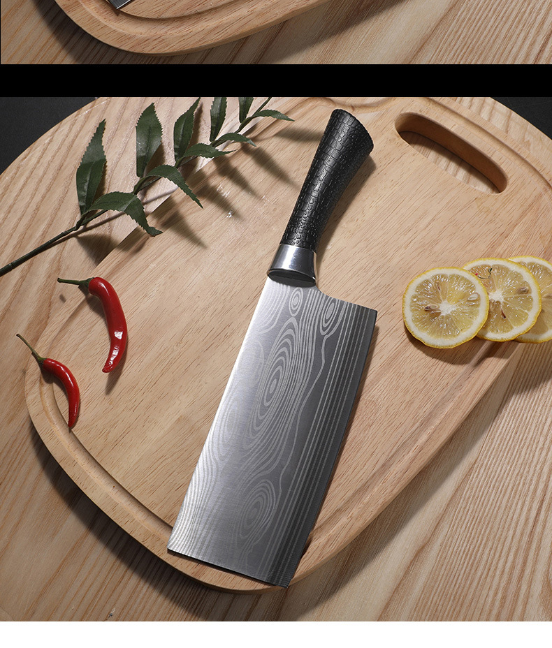 Household Kitchen Knife Stainless Steel Damascus Pattern Kitchen Knife Cleaver Kitchen Knives Household Kitchen Knife Stainless Steel Damascus Pattern Kitchen Knife Cleaver Kitchen Knives