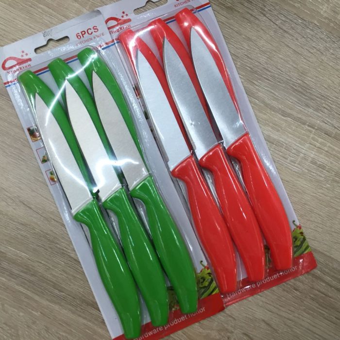 Fruit knife fruit knife steak knife with 6PC stainless steel tooth knife kitchen knife knife set million knife Fruit knife fruit knife steak knife with 6PC stainless steel tooth knife kitchen knife knife set million knife
