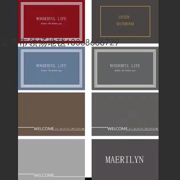 Diatom Ooze Cushion Bathroom Entrance Floor Mat Non-Slip Absorbent Mat Bathroom Mat Bathroom Toilet Carpet Diatomite