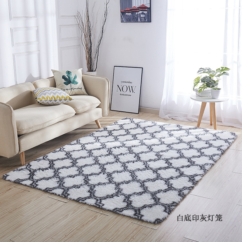 Tie - dye printing carpet manufacturers wholesale gradient silk wool velvet living room study bedside bedroom carpet L Tie - dye printing carpet manufacturers wholesale gradient silk wool velvet living room study bedside bedroom carpet L