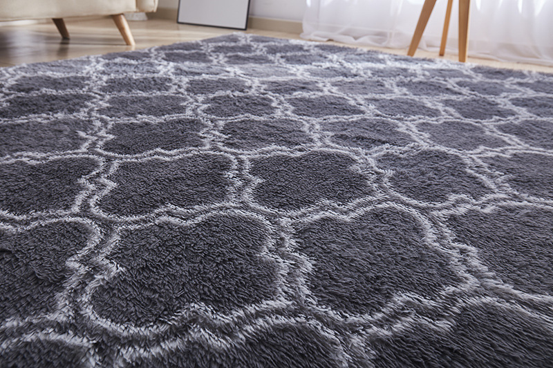 Tie - dye printing carpet manufacturers wholesale gradient silk wool velvet living room study bedside bedroom carpet L Tie - dye printing carpet manufacturers wholesale gradient silk wool velvet living room study bedside bedroom carpet L