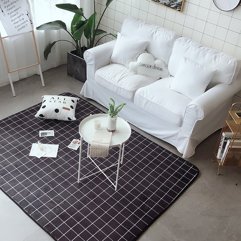 Carpet Living Room Nordic Instagram Style Sofa Table Carpet Modern Minimalist Ins Home Room Bedroom Carpet