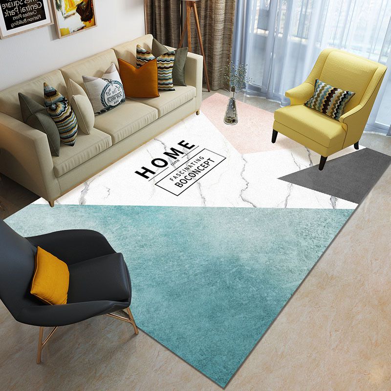 Crystal Super Soft Non-Slip Mat Simple Nordic Style Home Living Room Carpet Geometric Pattern 3D Printed Carpet Floor Mat