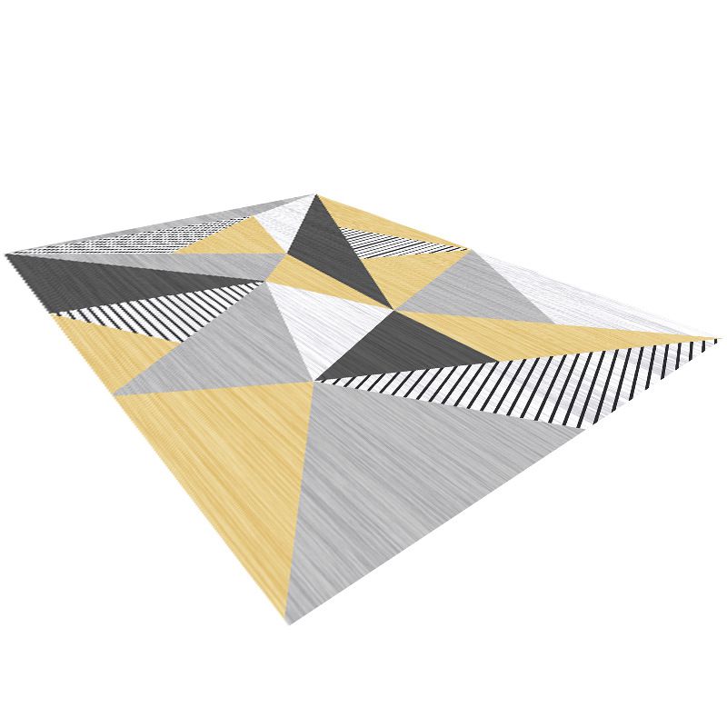 Crystal Super Soft Non-Slip Mat Simple Nordic Style Home Living Room Carpet Geometric Pattern 3D Printed Carpet Floor Mat