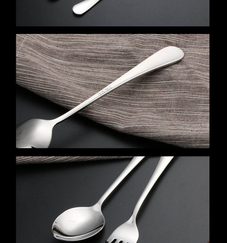 304 Stainless Steel Spoon 1010 Table Knife Water Drop round Spoon Children's Tableware Eating Coffee Stir Spoon Fruit Fork 304 Stainless Steel Spoon 1010 Table Knife Water Drop round Spoon Children's Tableware Eating Coffee Stir Spoon Fruit Fork