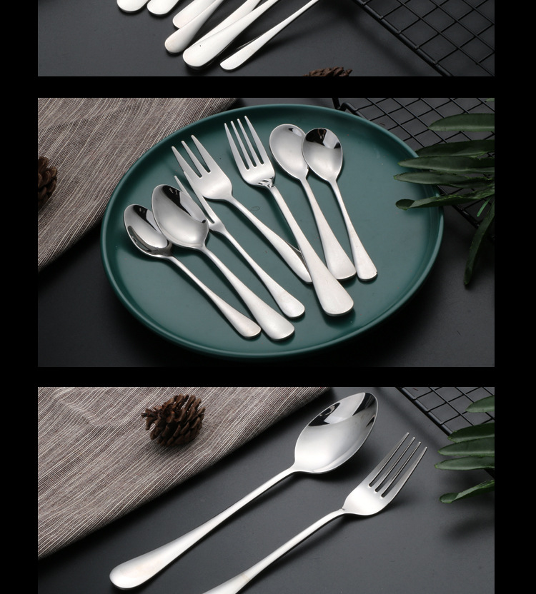304 Stainless Steel Spoon 1010 Table Knife Water Drop round Spoon Children's Tableware Eating Coffee Stir Spoon Fruit Fork 304 Stainless Steel Spoon 1010 Table Knife Water Drop round Spoon Children's Tableware Eating Coffee Stir Spoon Fruit Fork