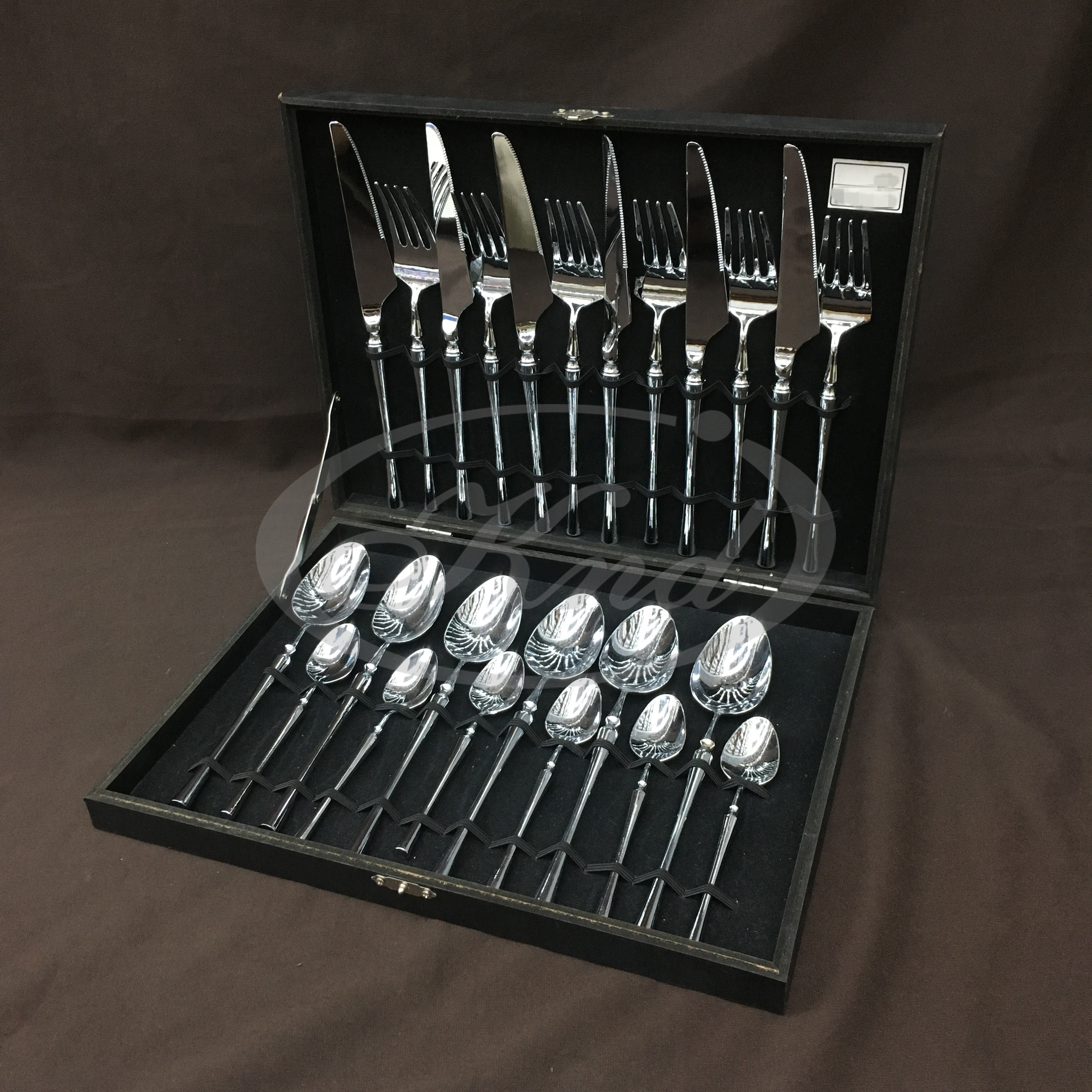 Small waist knife fork spoon set of 24 large spoon large fork small spoon table knife