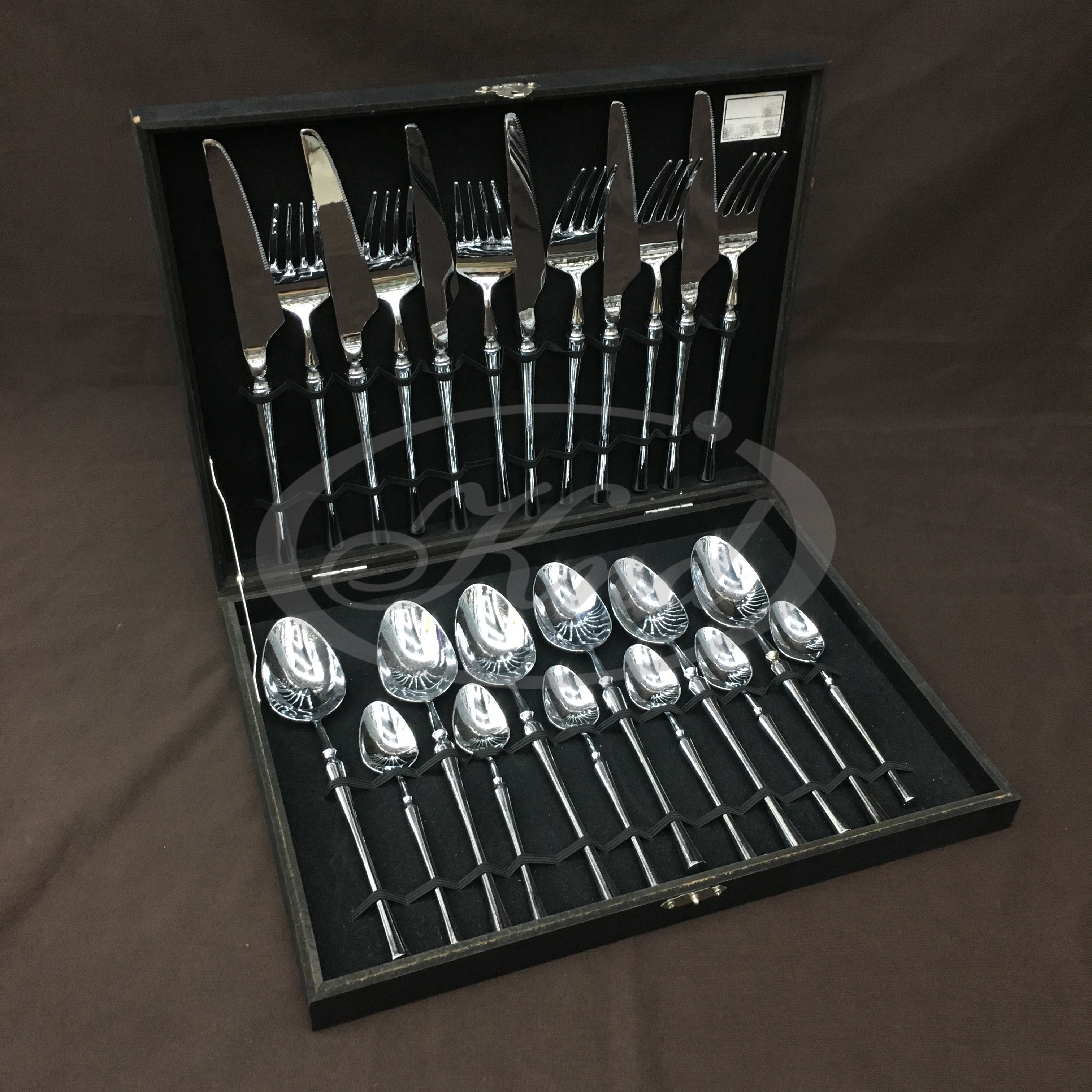 Small waist knife fork spoon set of 24 large spoon large fork small spoon table knife