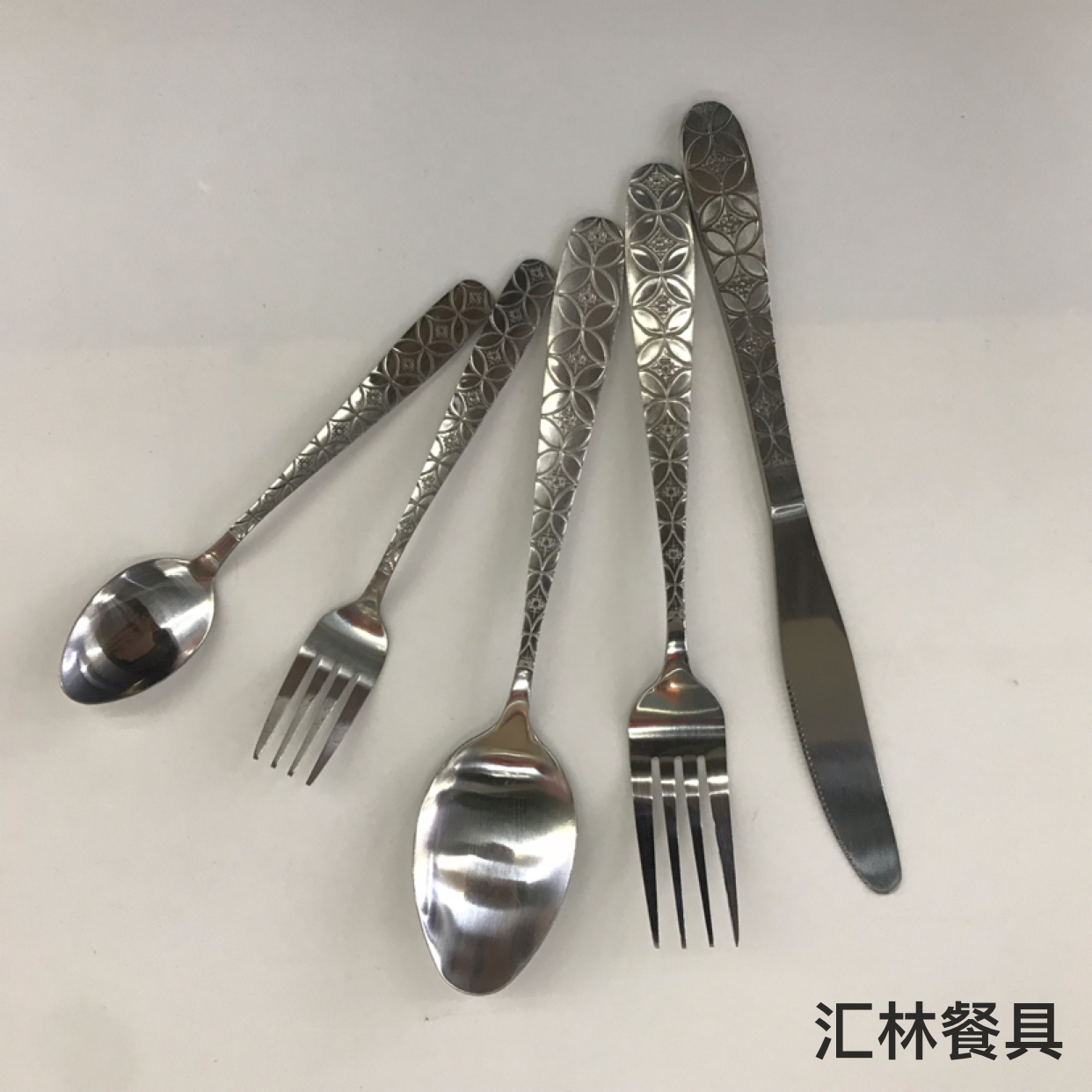 410 Stainless Steel Material Western Tableware Small round Head Series B Solid Color Table Knife Spork Tea Spork Can Be Sold Separately
