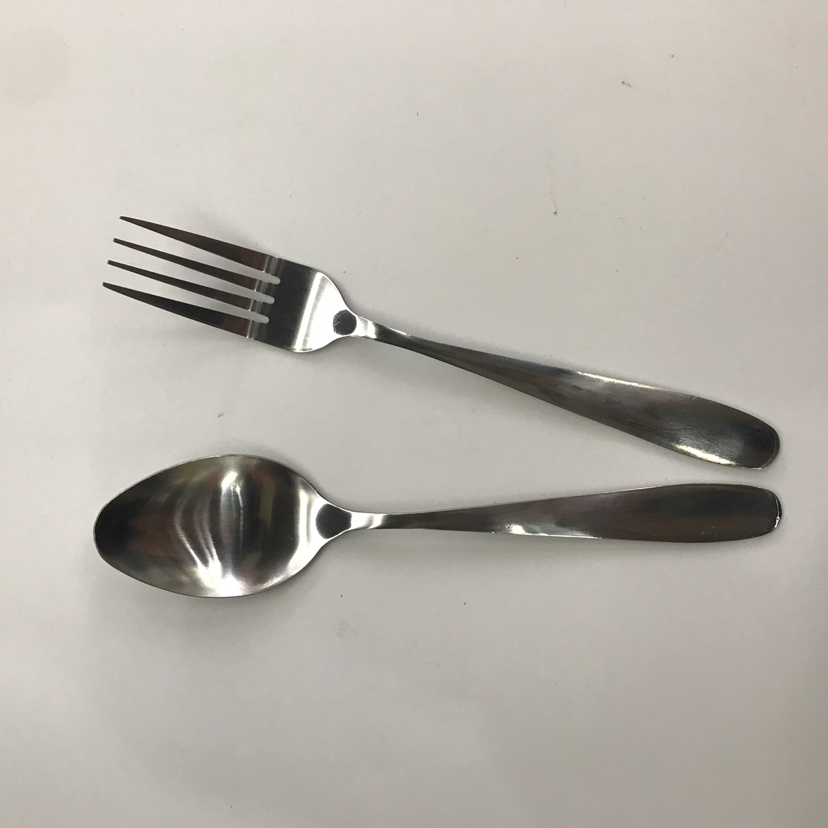 410 Stainless Steel Material Western Tableware Small round Head a Series Light Handle Solid Color Table Knife Spork Tea Spork Can Be Sold Alone 410 Stainless Steel Material Western Tableware Small round Head a Series Light Handle Solid Color Table Knife Spork Tea Spork Can Be Sold Alone