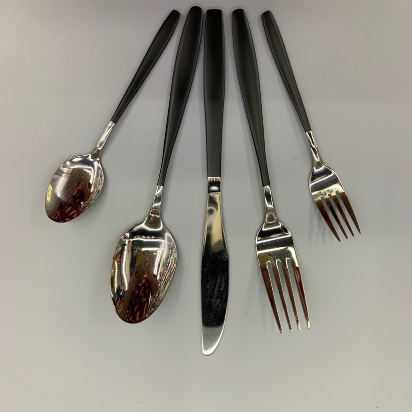410 Sandblast Stainless Steel Tableware Hotel Supplies Spoon Fork Table Knife 410 Sandblast Stainless Steel Tableware Hotel Supplies Spoon Fork Table Knife