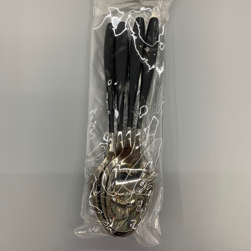410 Sandblast Stainless Steel Tableware Hotel Supplies Spoon Fork Table Knife 410 Sandblast Stainless Steel Tableware Hotel Supplies Spoon Fork Table Knife
