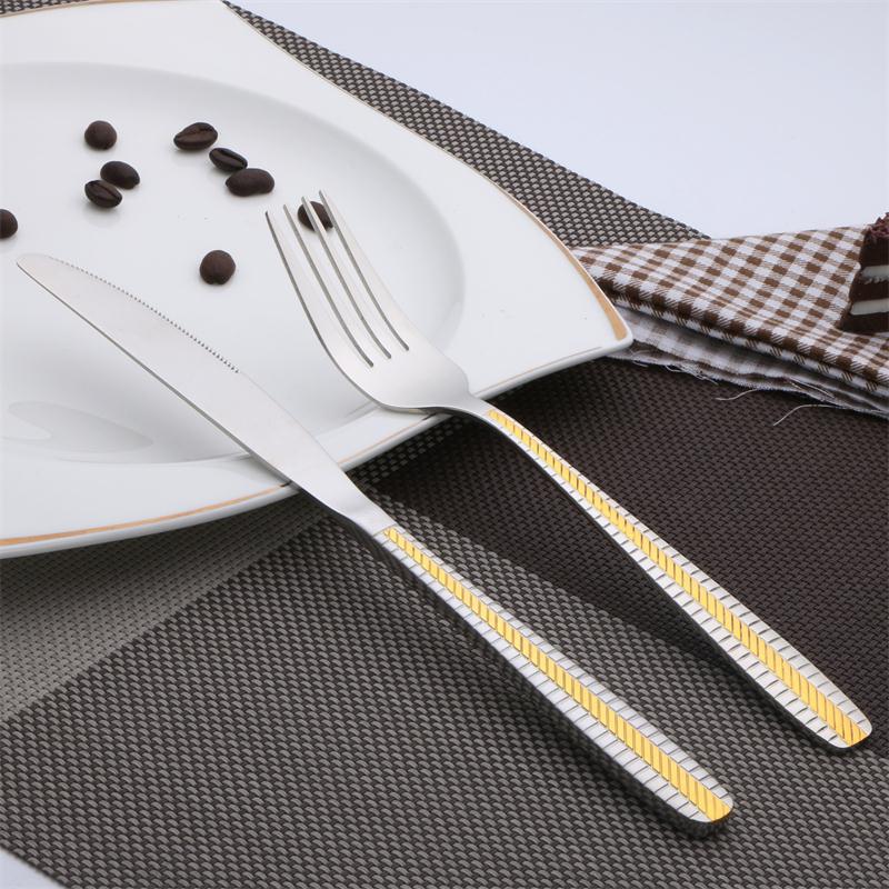 Factory Direct Sales Stainless Steel Western Tableware Knife, Fork and Spoon Table Knife Tea Spoon Coffee Spoon Non-Magnetic 4 PCs Set Gift