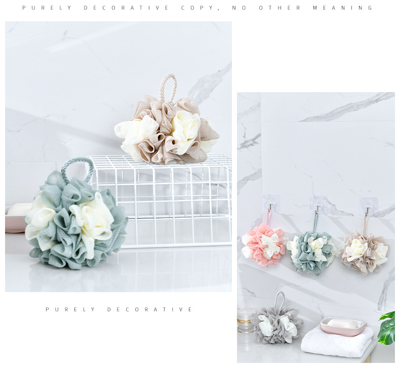 A2850 new color Mosaic large 50g bath flower bath ball Bath products two-color bubble rich bath ball A2850 new color Mosaic large 50g bath flower bath ball Bath products two-color bubble rich bath ball