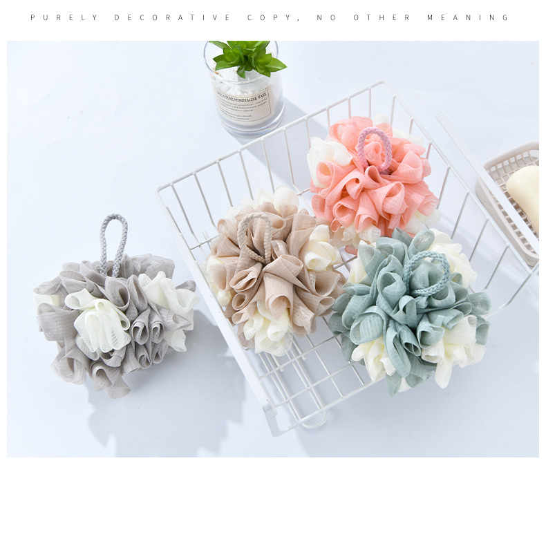 A2850 new color Mosaic large 50g bath flower bath ball Bath products two-color bubble rich bath ball A2850 new color Mosaic large 50g bath flower bath ball Bath products two-color bubble rich bath ball