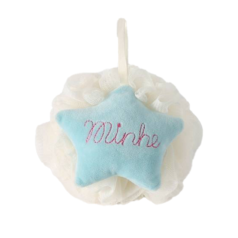 Junmei Cartoon Star-Shaped Bath Ball Cute Children Adult Bath Bath Bath Supplies PE Foaming Bath Mesh Sponge