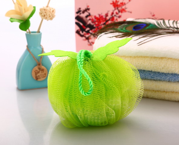Qingzhi Brand Creative Three Colors Enkianthus Chinensis Bath Sponge Bath Ball Cute Shower Net Ball Multi-Color Mixed Batch