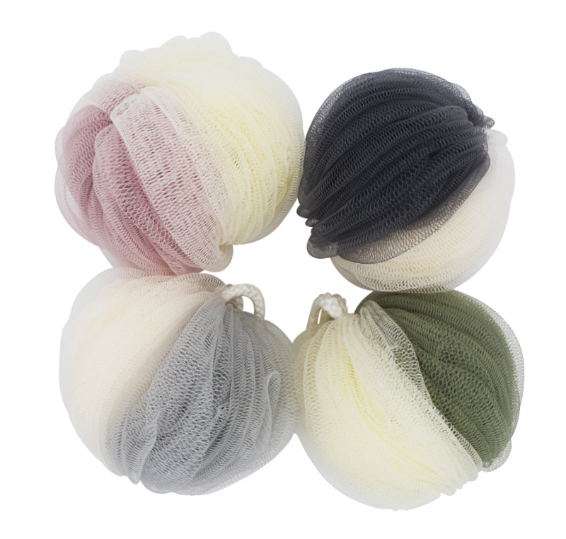 Jieeurasia 2018 B001 Japanese Style Color Matching Bath Ball Large Size 60G Bath Back Rub Wholesale and Retail Jieeurasia 2018 B001 Japanese Style Color Matching Bath Ball Large Size 60G Bath Back Rub Wholesale and Retail