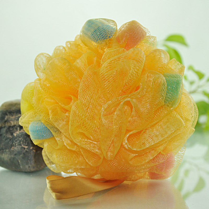 Qingzhi Brand Love Shape Sponge Bath Ball Multi-Color Mixed Batch Qingzhi Brand Love Shape Sponge Bath Ball Multi-Color Mixed Batch