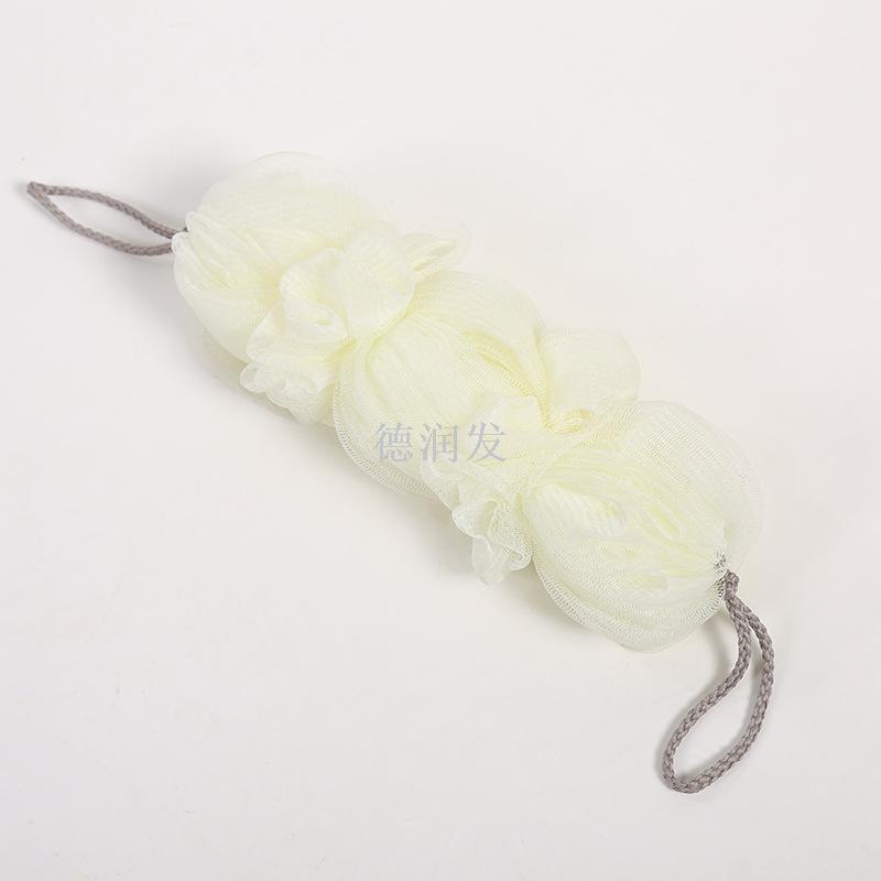 Back Rubbing Strip Mesh Sponge Shower Net Ball Fast Foaming Loofah Soft Bath Ball Bath Products Skin