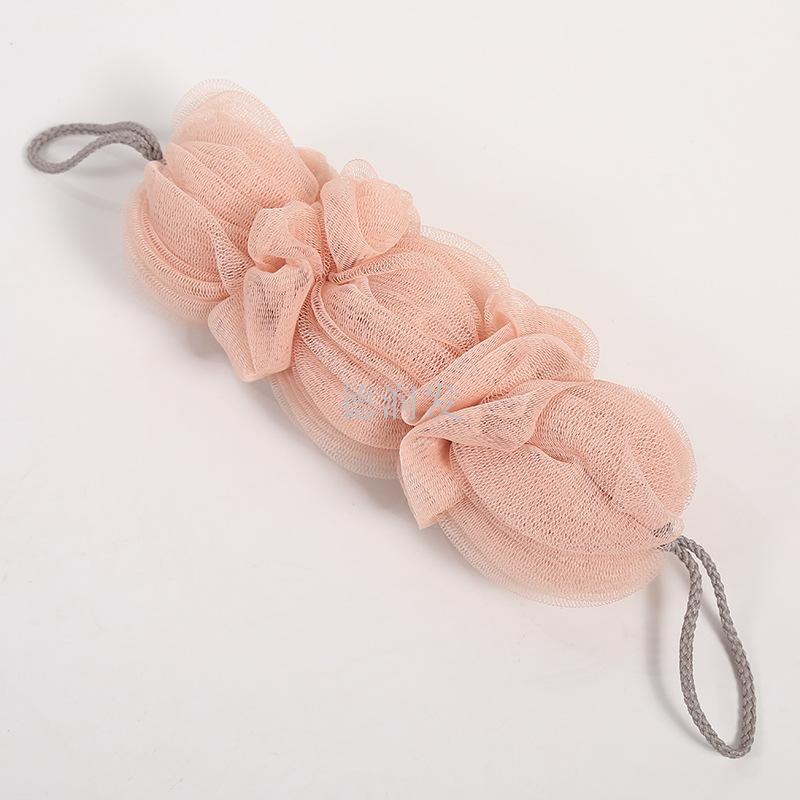 Back Rubbing Strip Mesh Sponge Shower Net Ball Fast Foaming Loofah Soft Bath Ball Bath Products Skin