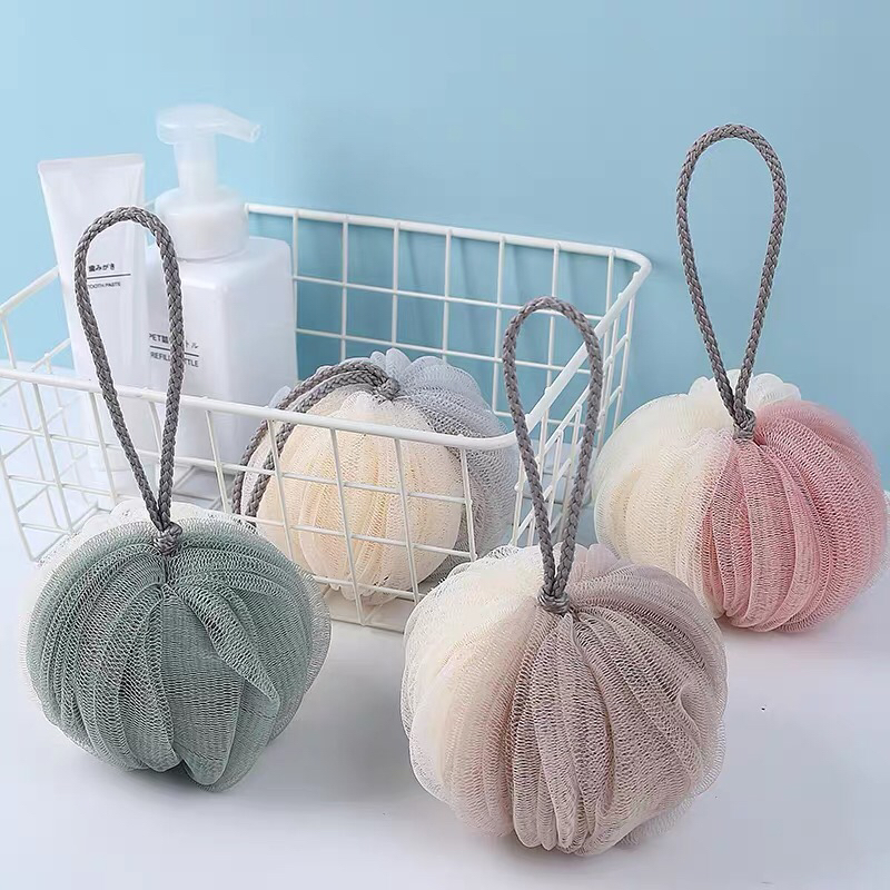 Bath ball flower grade does not scatter lovely girl bubble