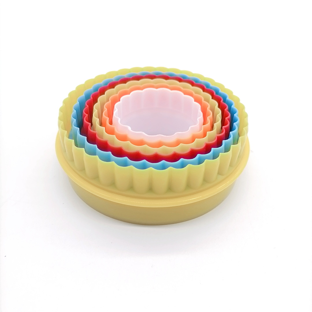 Multi-Style Cake Mold Cookie Mold Clay Mold DIY Baking Tools 6-Piece Set Transparent Plastic Boxed