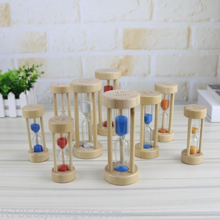 Hot style5/10/15 minute wooden timer hourglass creative household multi-function desktop gift sets Hot style5/10/15 minute wooden timer hourglass creative household multi-function desktop gift sets