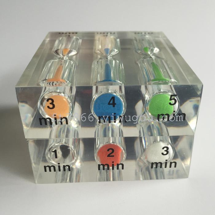 Crystal Child Droop Creative Hourglass Living Room Study Decoration Timer 1 minute 2 minutes 3 minutes combination Crystal Child Droop Creative Hourglass Living Room Study Decoration Timer 1 minute 2 minutes 3 minutes combination
