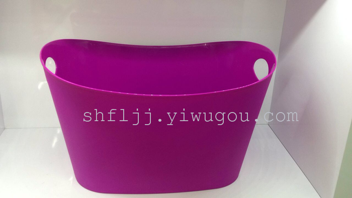 Home supplies environmentally friendly plastic gold ingot-shaped debris baskets storage baskets storage baskets