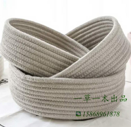 Cotton round knitting basket storage baskets Storage Baskets Cosmetics snacks storage Baskets small basket Cotton round knitting basket storage baskets Storage Baskets Cosmetics snacks storage Baskets small basket