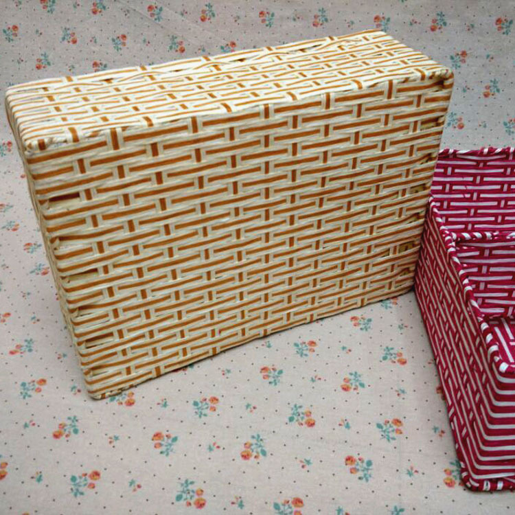 Creative gift storage boxes Korean paper series desktop consolidation box storage baskets Creative gift storage boxes Korean paper series desktop consolidation box storage baskets