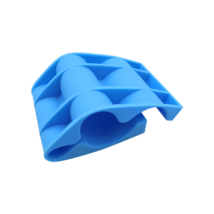 Creative Silicone Beer Bottle Pad Beer Tray Refrigerator Drink Beer Horizontal Silica Gel Pad Storage Pad Stacker