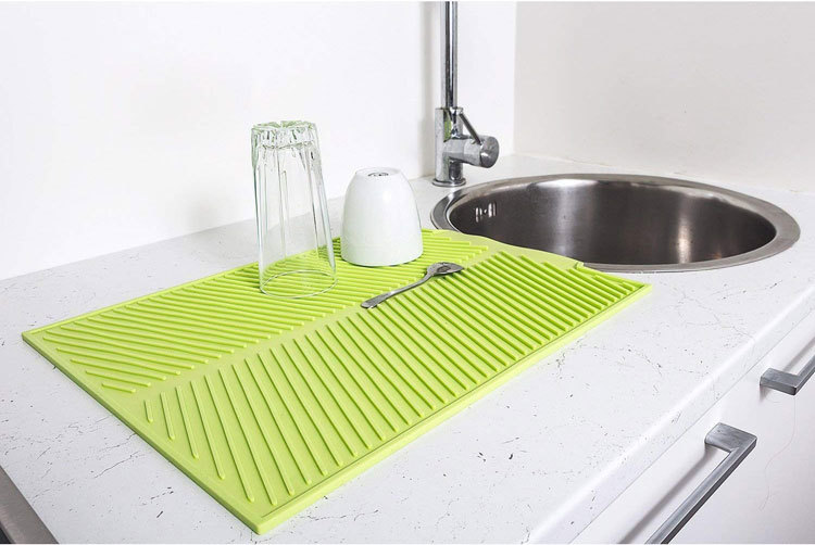 324G Large Silicone Water Draining Pad Heat Proof Mat Kitchen Storage Kitchen Supplies Spot Supply 324G Large Silicone Water Draining Pad Heat Proof Mat Kitchen Storage Kitchen Supplies Spot Supply