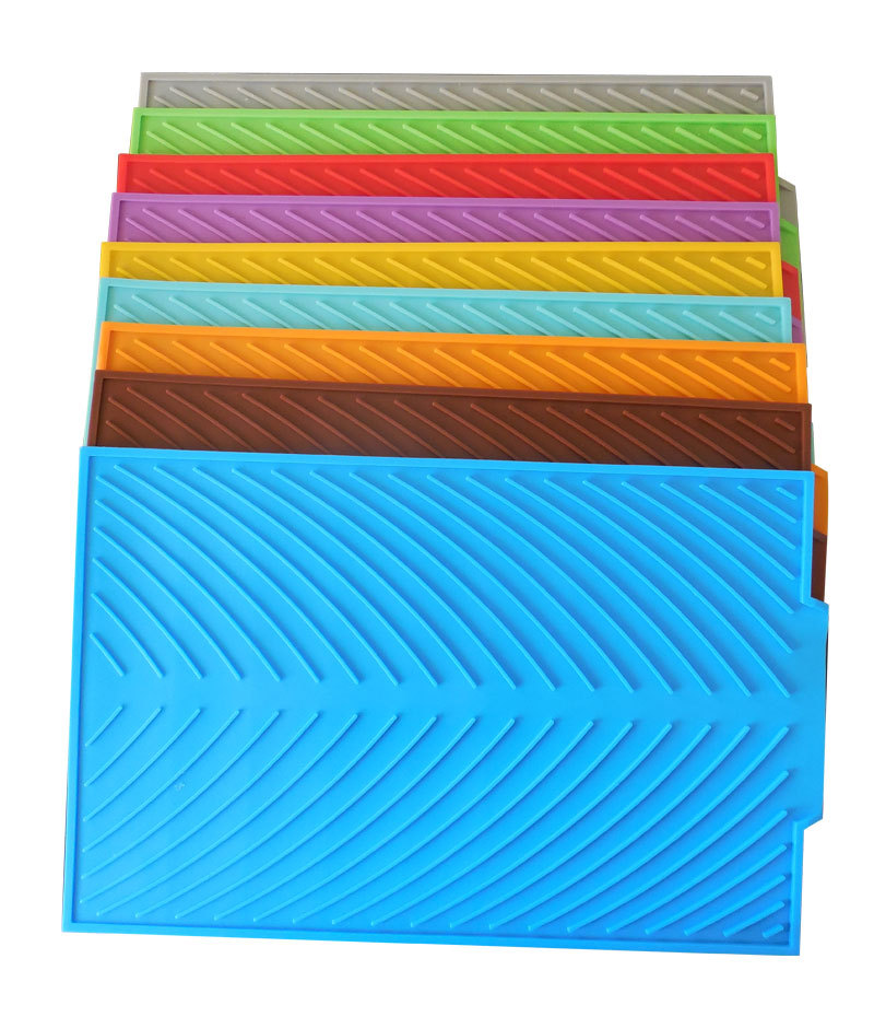 Draining Pad Kitchen Drying Mat Silicone Drainage Mat Fruit and Vegetable Pots and Pans Draining Mat Large and Small Draining Pad Kitchen Drying Mat Silicone Drainage Mat Fruit and Vegetable Pots and Pans Draining Mat Large and Small