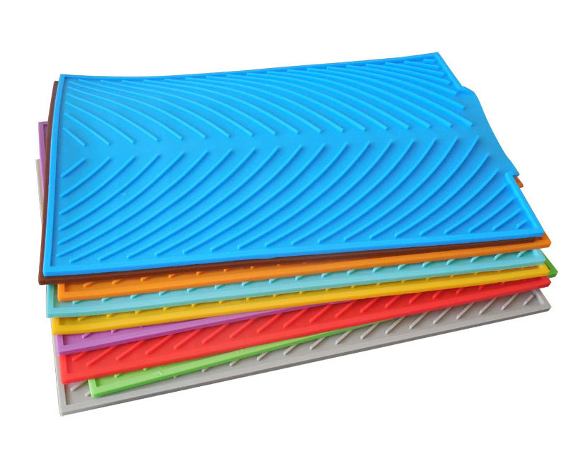 Draining Pad Kitchen Drying Mat Silicone Drainage Mat Fruit and Vegetable Pots and Pans Draining Mat Large and Small Draining Pad Kitchen Drying Mat Silicone Drainage Mat Fruit and Vegetable Pots and Pans Draining Mat Large and Small