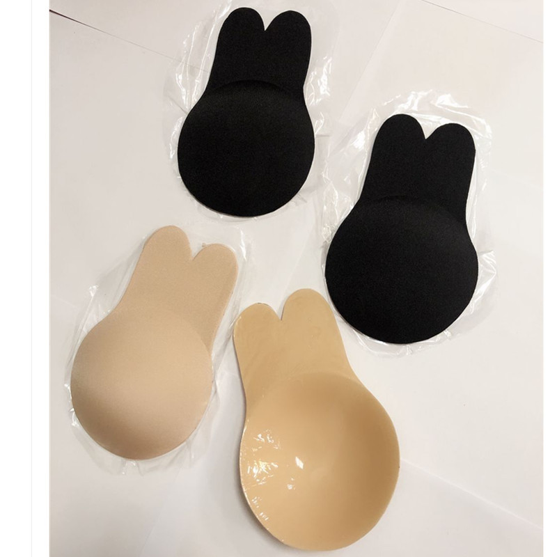 Large Size 4XL Cross-Border Rabbit Ear Anti-Bump Nudebra Silicone Lifting Breast Pad Anti-Sagging Nudebra Wholesale