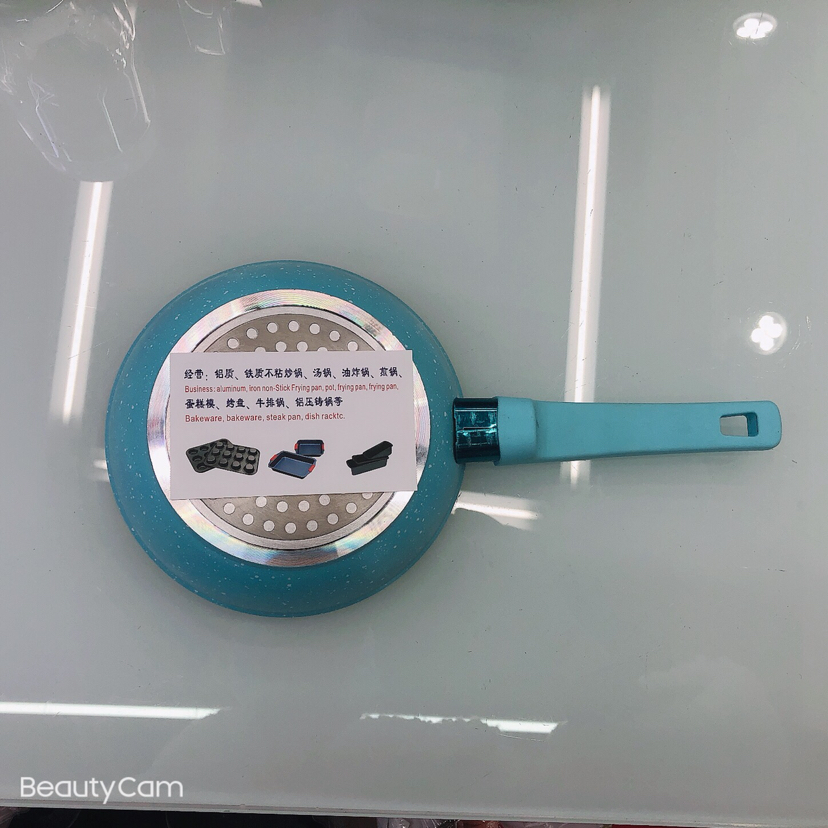 Marble small frying pan non-stick induction cooker open fire universal baby auxiliary cooking pan Marble small frying pan non-stick induction cooker open fire universal baby auxiliary cooking pan