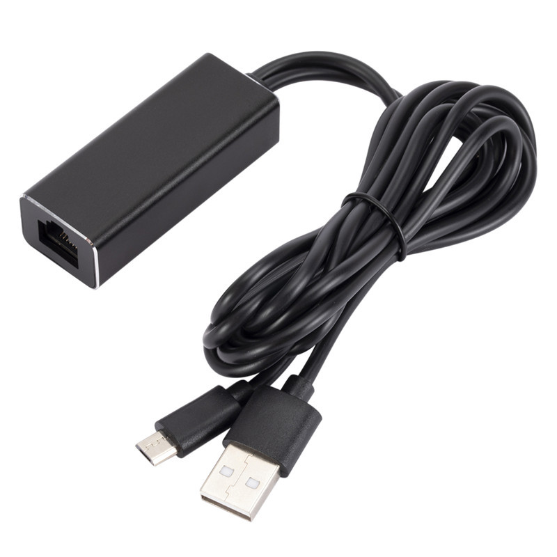 Micro USB to 100MB Network Card Is Suitable for Fire TV Stick without Buffering Adapter Cable Multi-Monitoring Device