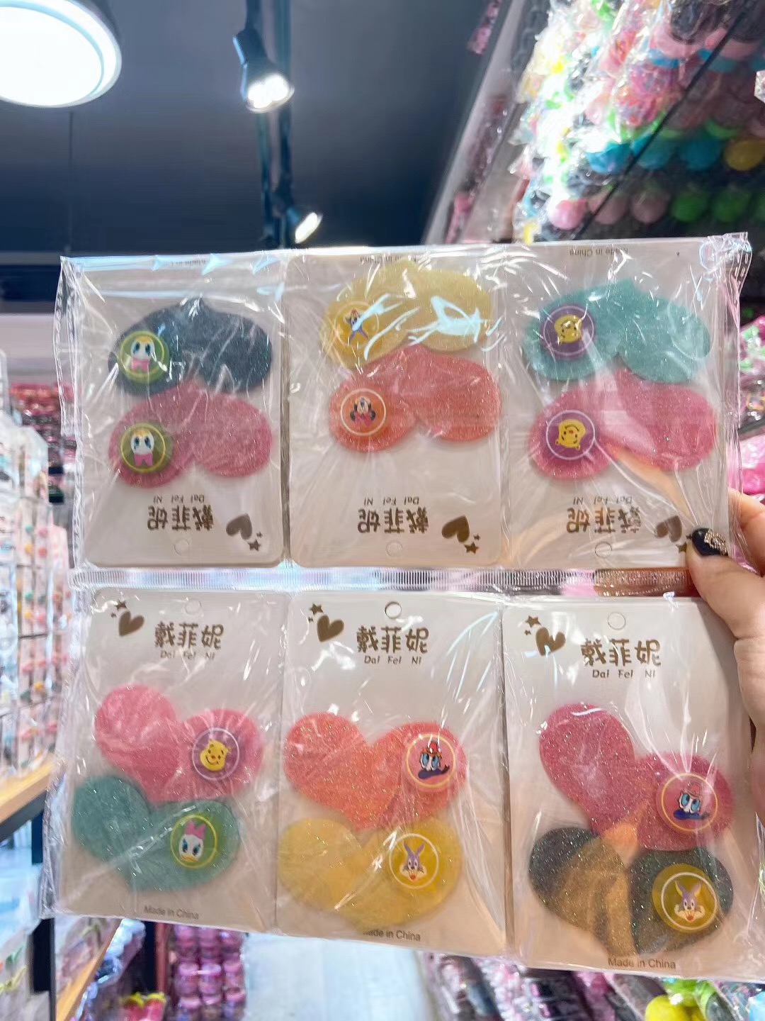The Mosquito Bowknot Cartoon Hair Stick Korean Edition Hair Stick Web celebrity Super Fire to carry The gift 1344 little girl