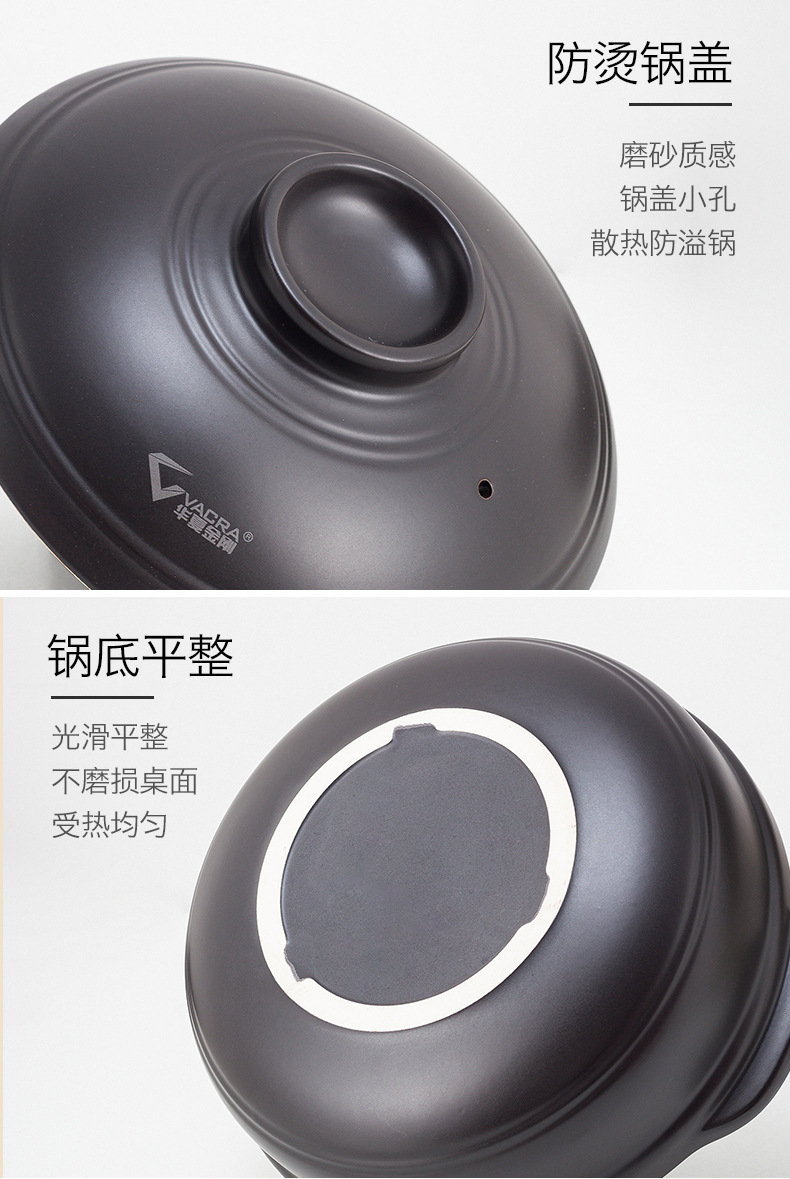 Huaxia Earthenware Pot Casserole Ceramic Open Fire Induction Cooker Hotel Household Large High Temperature Non-Stick Stew Soup Thermal Pot Huaxia Earthenware Pot Casserole Ceramic Open Fire Induction Cooker Hotel Household Large High Temperature Non-Stick Stew Soup Thermal Pot