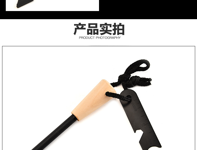 Wooden Handle Fire Stick Outdoor Camping Fint and Steel Magnesium Bar Firestone Outdoor Survival Tool Outdoor Stick Wooden Handle Fire Stick Outdoor Camping Fint and Steel Magnesium Bar Firestone Outdoor Survival Tool Outdoor Stick