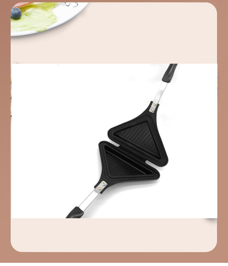 Home Naked-Fire Triangle Sandwich Mold Sandwich Baking Tray Toast Toast Bakeware Non-Stick Coating Frying Pan Home Naked-Fire Triangle Sandwich Mold Sandwich Baking Tray Toast Toast Bakeware Non-Stick Coating Frying Pan