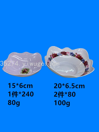 Melamine Stock Pottery-like Ceramic Decals Tableware Melamine Bowl Running Rivers and Lakes Stall Hot Sale Can Be Sold by Ton Melamine Stock Pottery-like Ceramic Decals Tableware Melamine Bowl Running Rivers and Lakes Stall Hot Sale Can Be Sold by Ton
