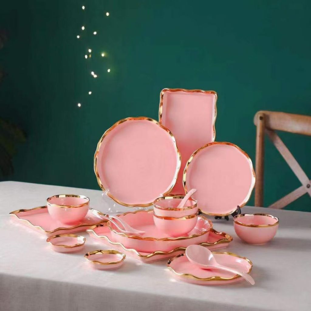 Entry Lux Style High-Grade Porcelain Nordic Style Tableware Parts Ceramic Bowl Ceramic Plate Ceramic Plate Ceramic Square Plate Entry Lux Style High-Grade Porcelain Nordic Style Tableware Parts Ceramic Bowl Ceramic Plate Ceramic Plate Ceramic Square Plate